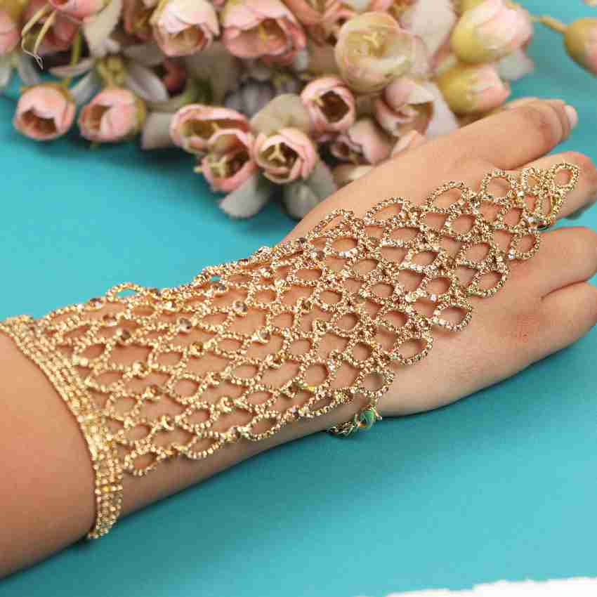 Indian ring bracelet attached sale