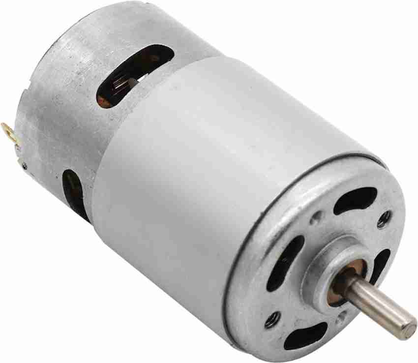Electronic Spices DC 12V 10000rpm 775 Motor Micro DC Motor 5mm Shaft Motor  with 12v 2amp adapter Electronic Components Electronic Hobby Kit