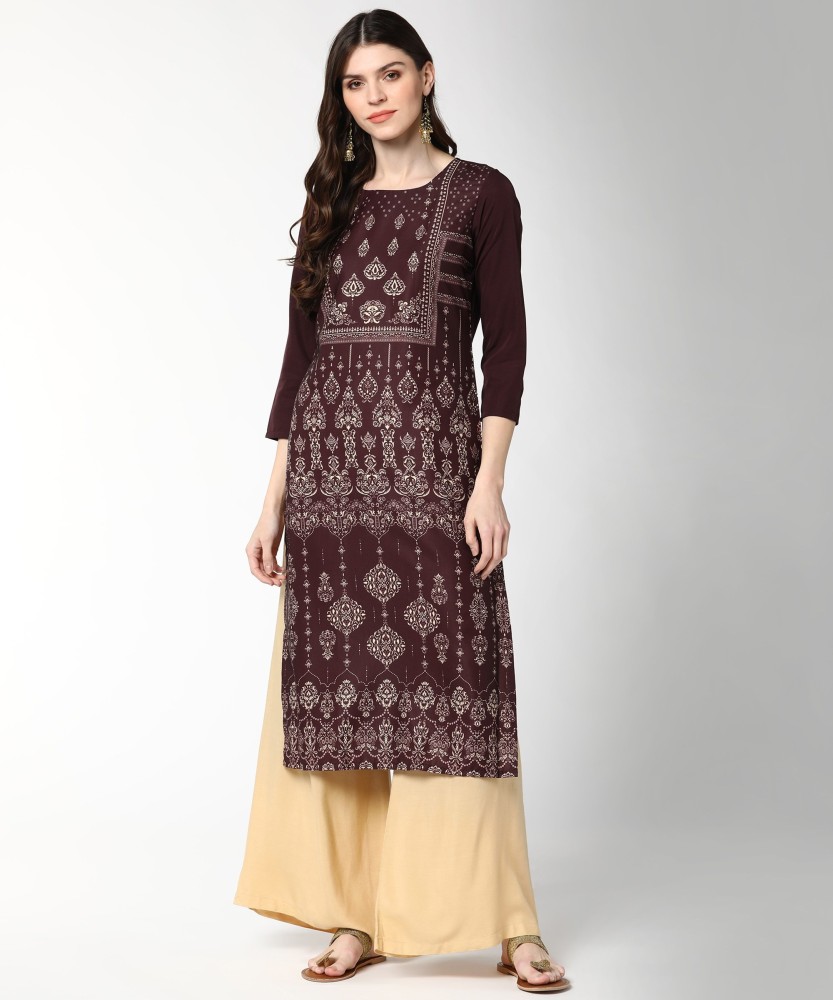 AHIKA Women Printed Straight Kurta Buy AHIKA Women Printed Straight Kurta Online at Best Prices in India Flipkart