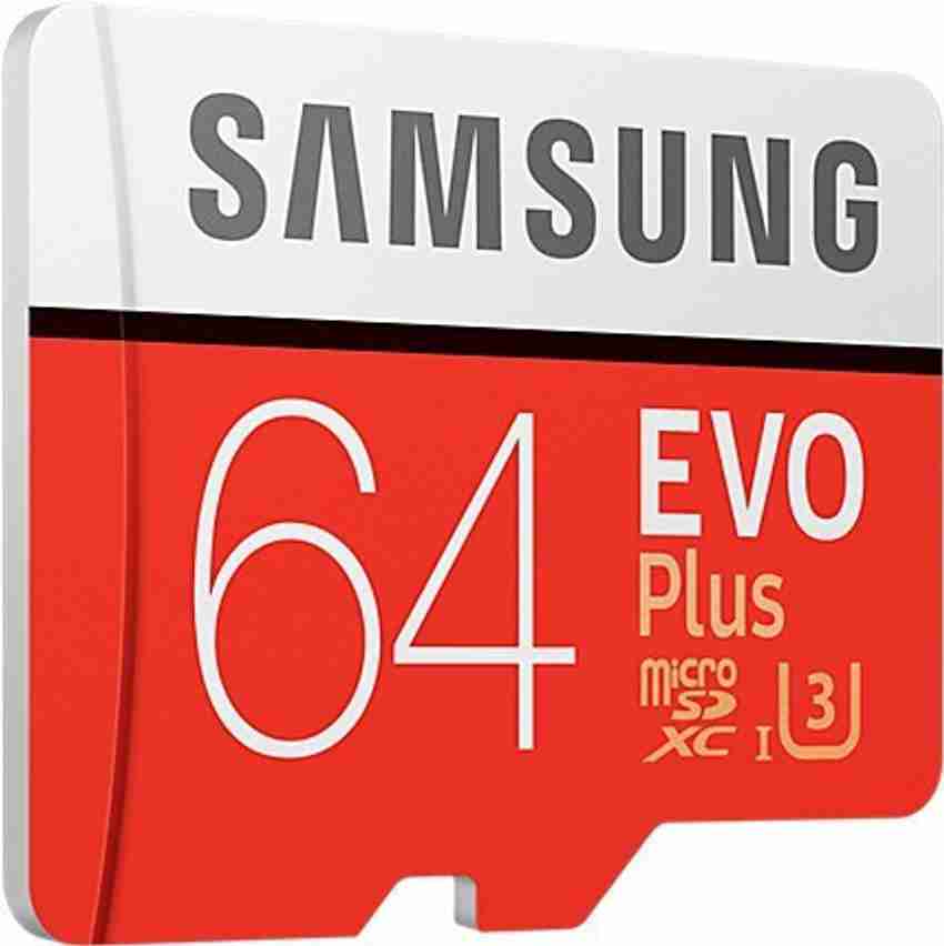 SAMSUNG EVO Plus 64 GB SD Card Class 10 95 MB s Memory Card
