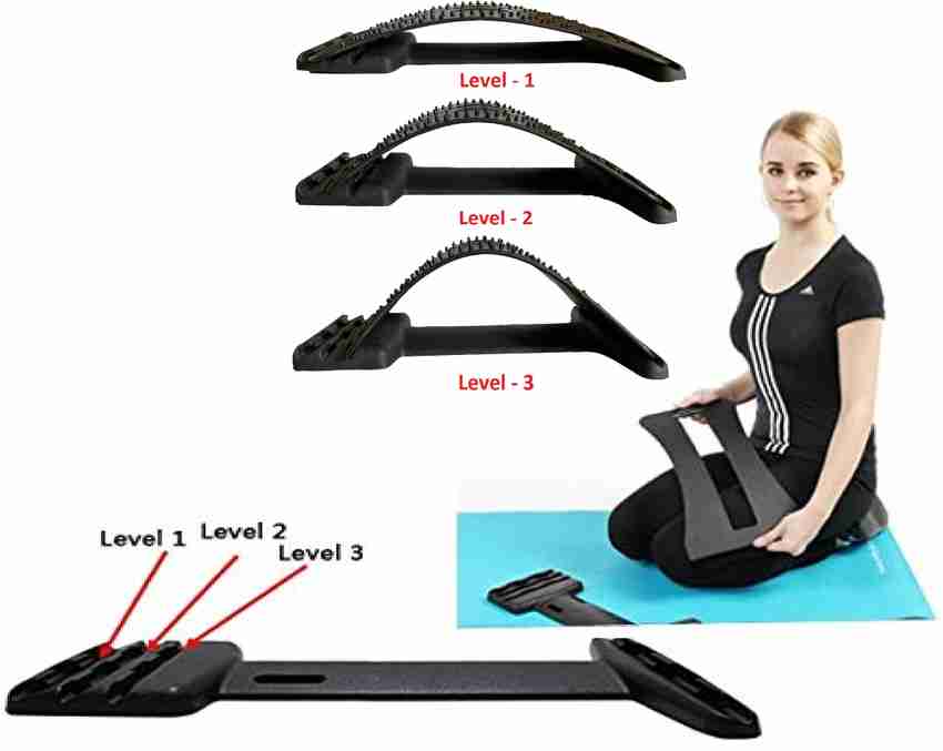 DITCAFOS Magic Back Stretcher Lumbar Support Device for Upper and Lower Back Pain Relief Back Lumbar Support
