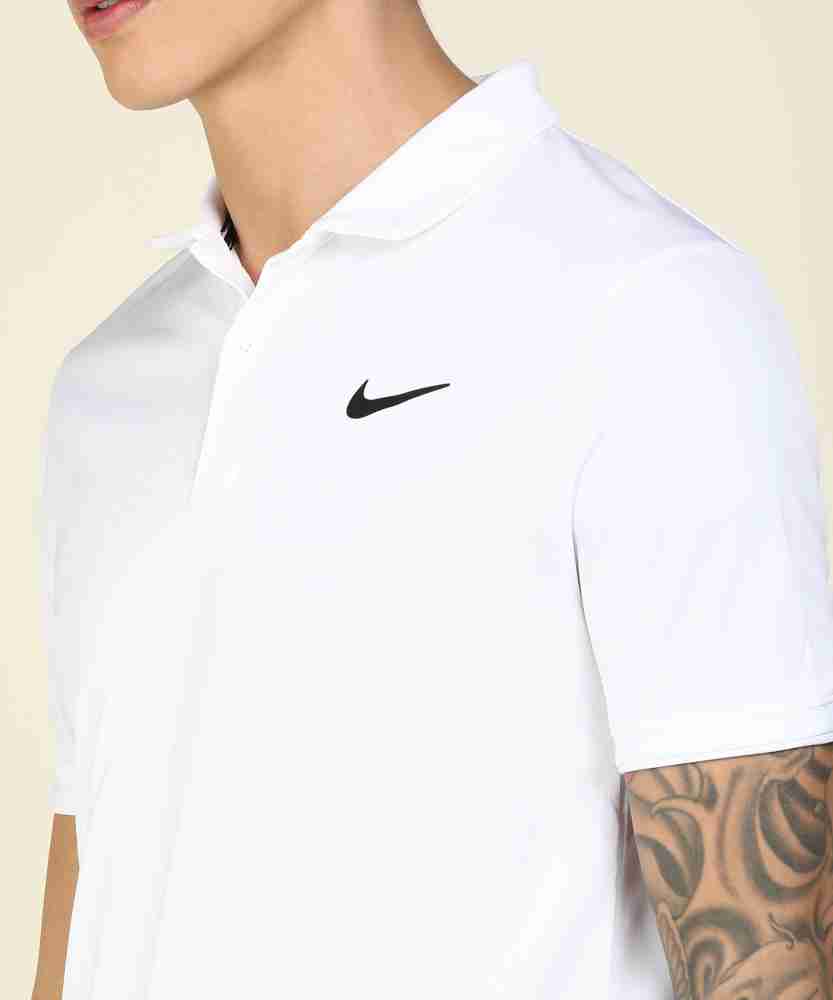 Nike white polo t clearance shirt