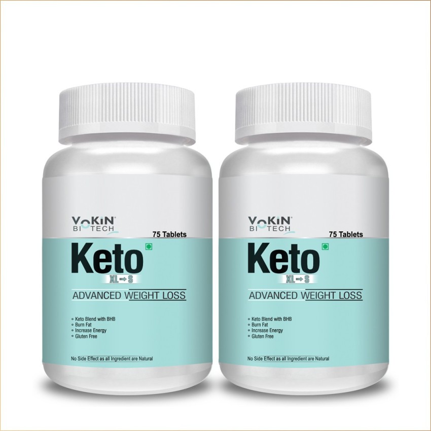 Vokin Biotech Keto 75 Tablets Advanced Weight Loss Supplement XL