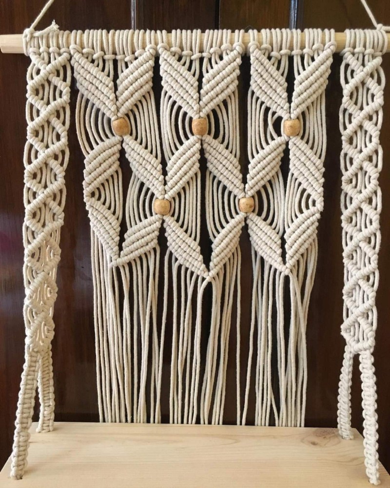 Rana Hand Work Hand-knitted Cotton Rope Macrame Woven Wall Hanging Art  Decor (18 & 20 Inch) Price in India - Buy Rana Hand Work Hand-knitted  Cotton Rope Macrame Woven Wall Hanging Art
