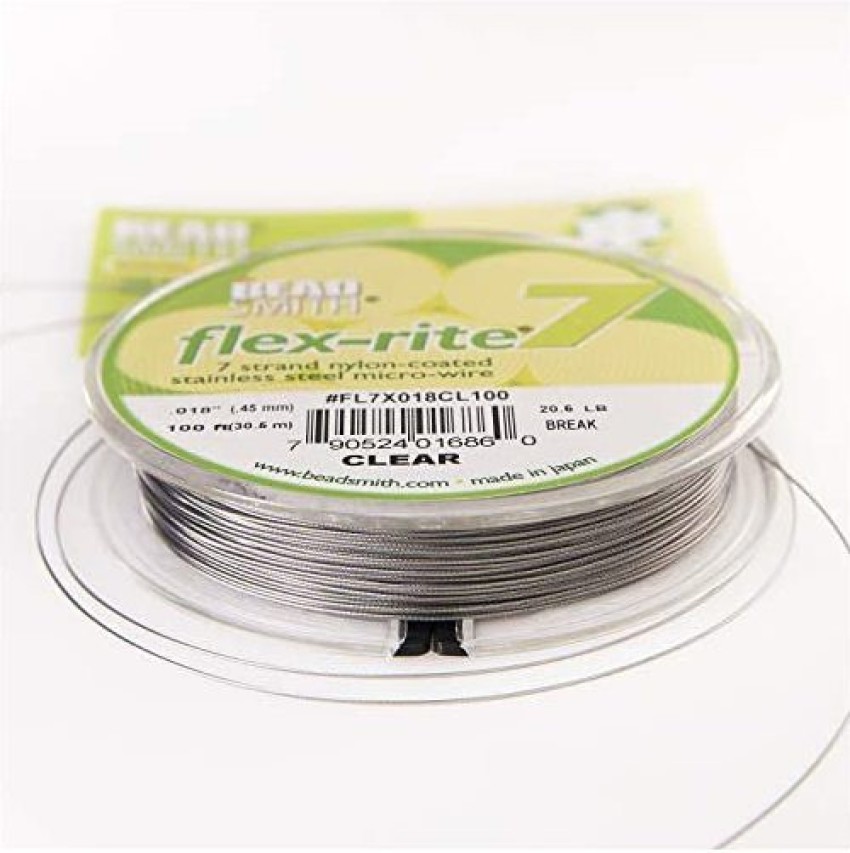 Nylon coated stainless hot sale steel beading wire