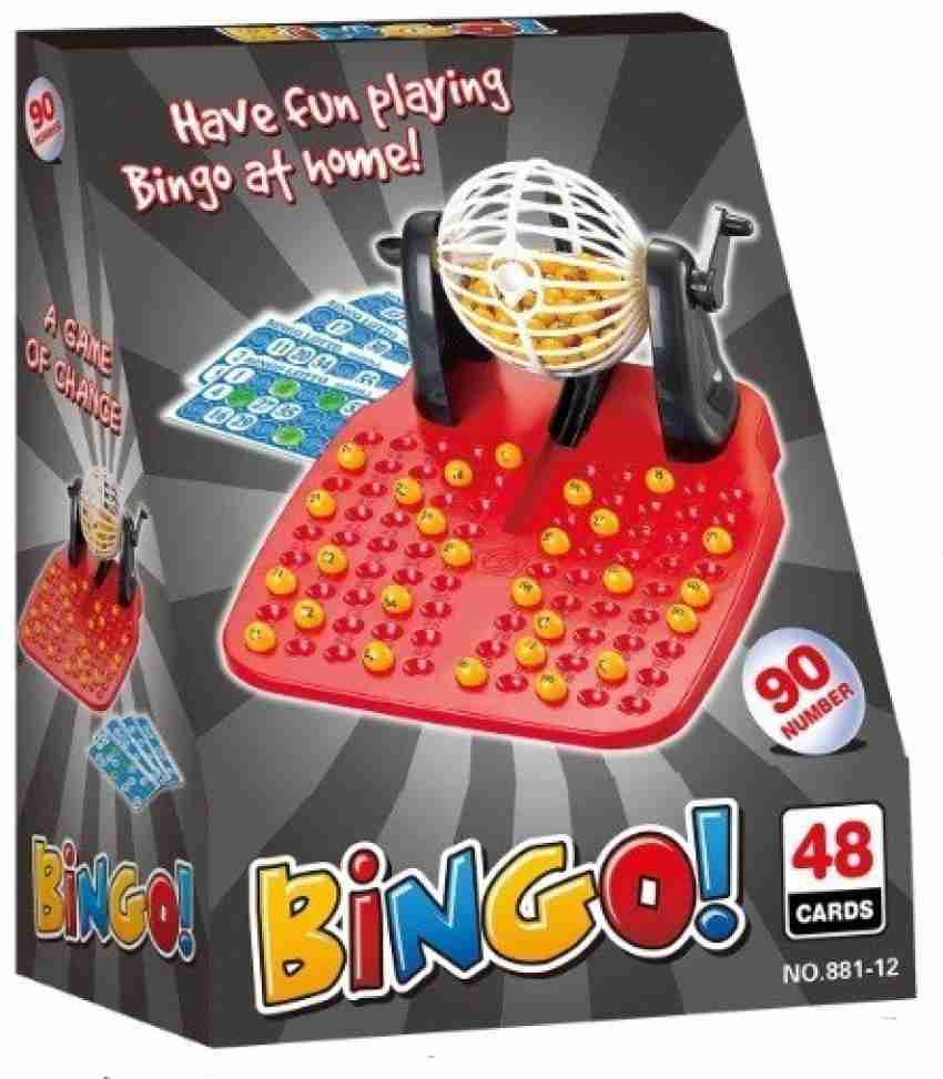 WONDER CREATURES Bingo Machine with 90 Number Balls and 48 Cards Lucky Play  Game Machine Toys Party & Fun Games Board Game Board Game Accessories Board  Game Board Game Accessories Board Game -