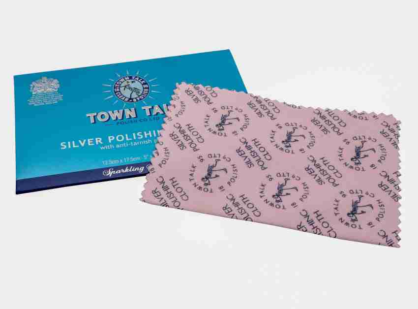 Buy Town Talk Jewellery Polishing Cloth - Silver, Jewellery cleaners and  polishing cloths