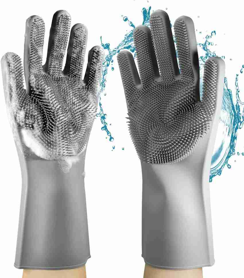 Dish scrubbing gloves discount