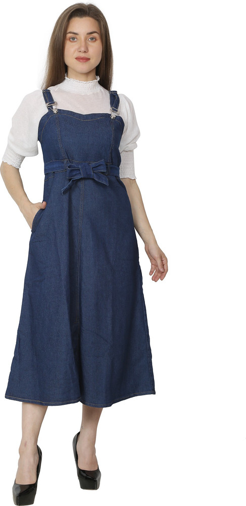 KING DENIM Women Gown Dark Blue Dress Buy KING DENIM Women Gown Dark Blue Dress Online at Best Prices in India Flipkart
