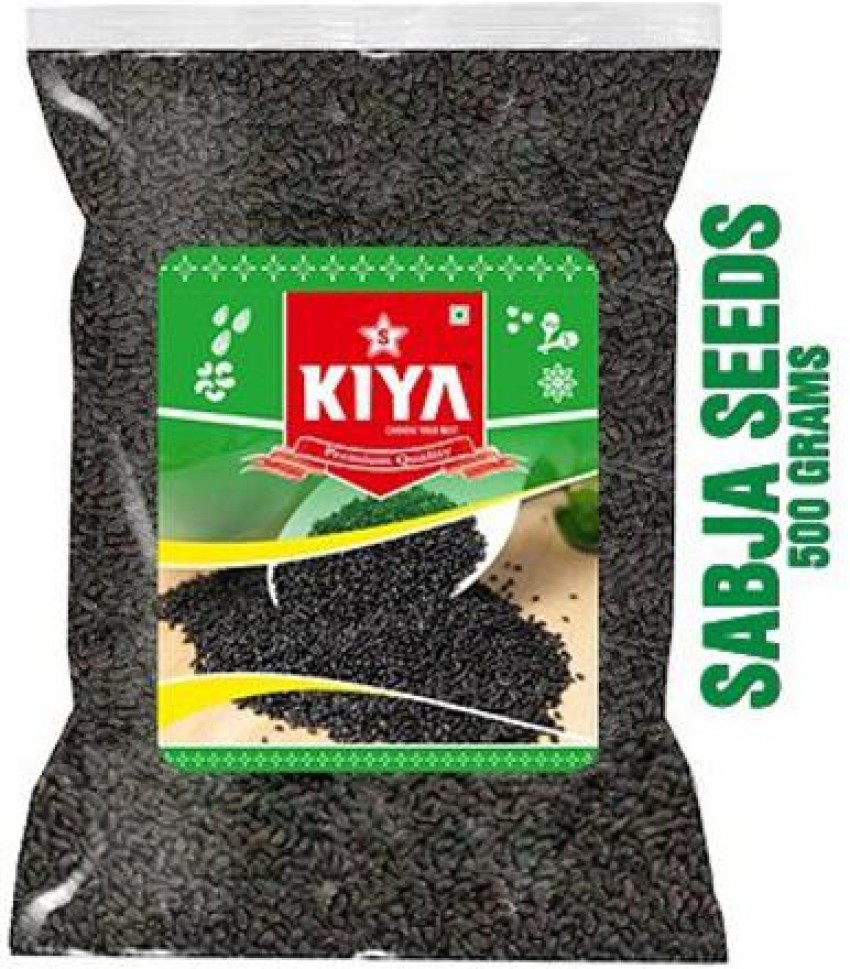 KIYA Sabja Seeds Basil Seeds Tukmariya Bapji Seed Seed Price