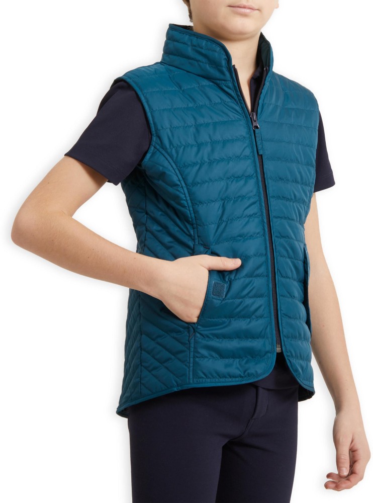 Fouganza by Decathlon Sleeveless Solid Boys & Girls Jacket - Buy