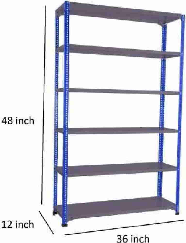 6 Slot Tool Rack - Black Powder Coated Steel - 33-1/2 Long Brophy