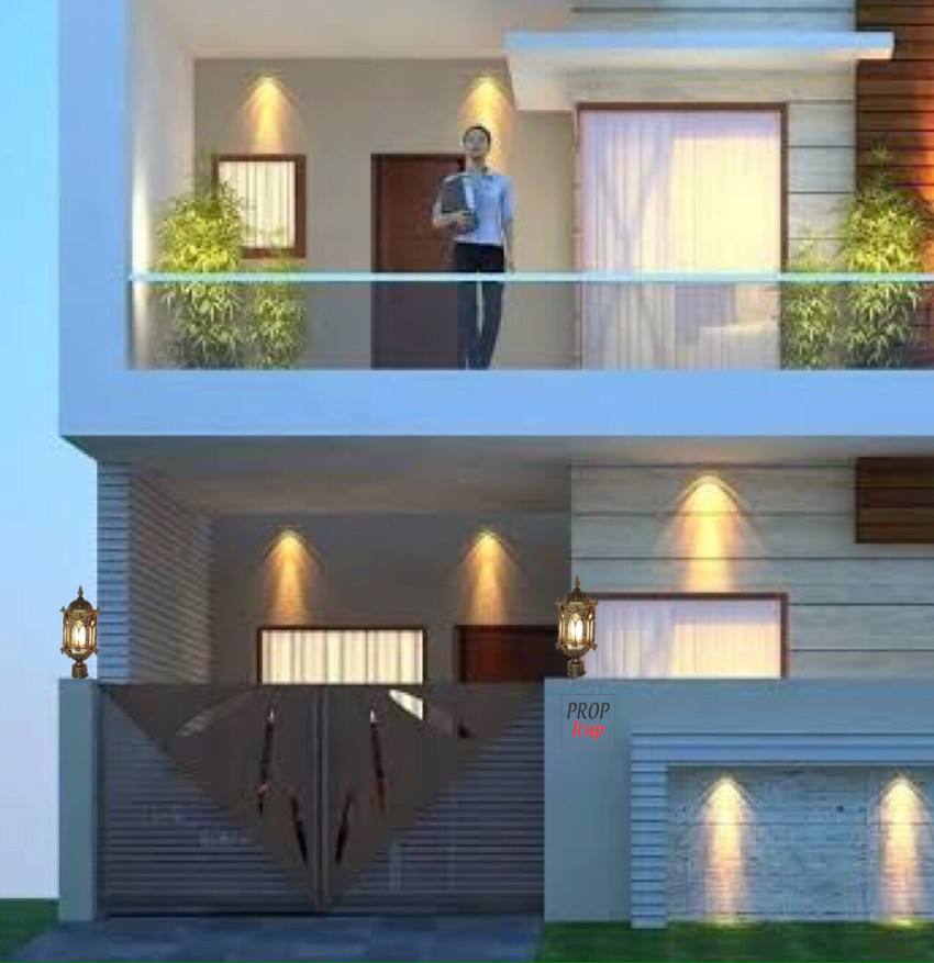 House front sale elevation lights