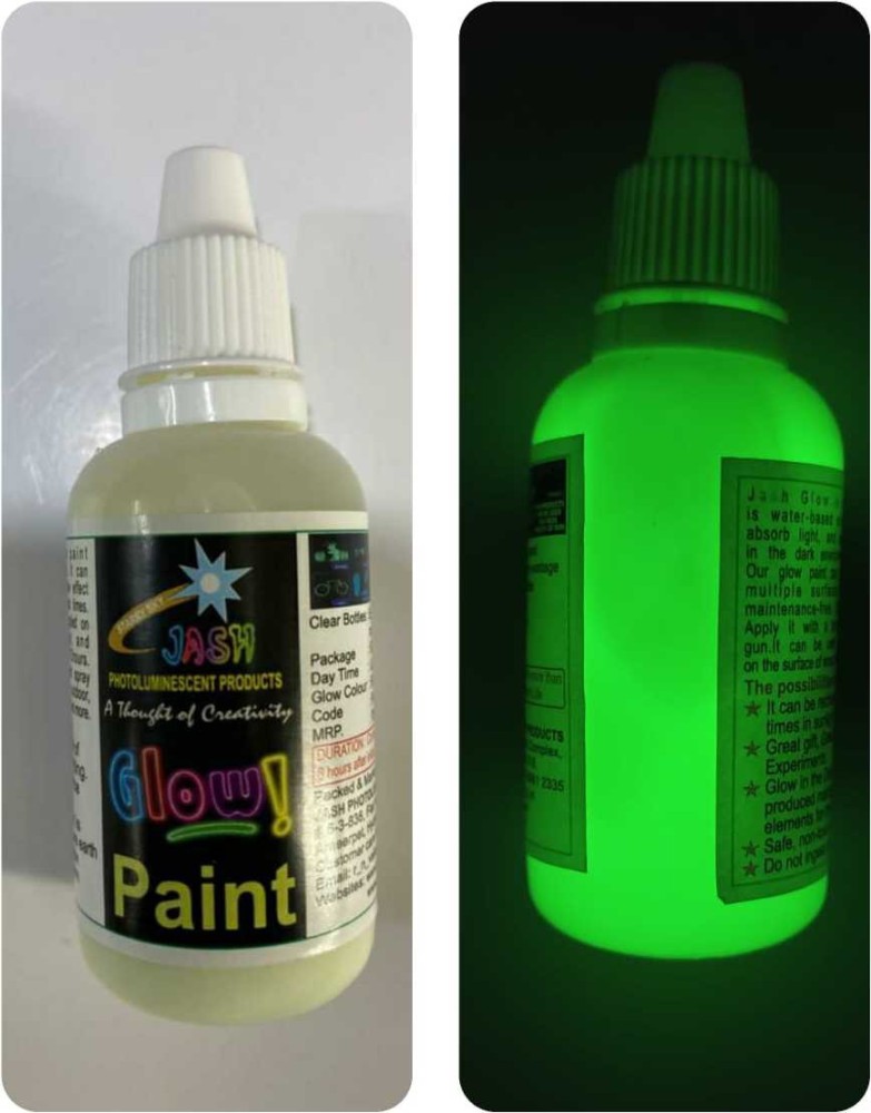 Water based photoluminescent paint 