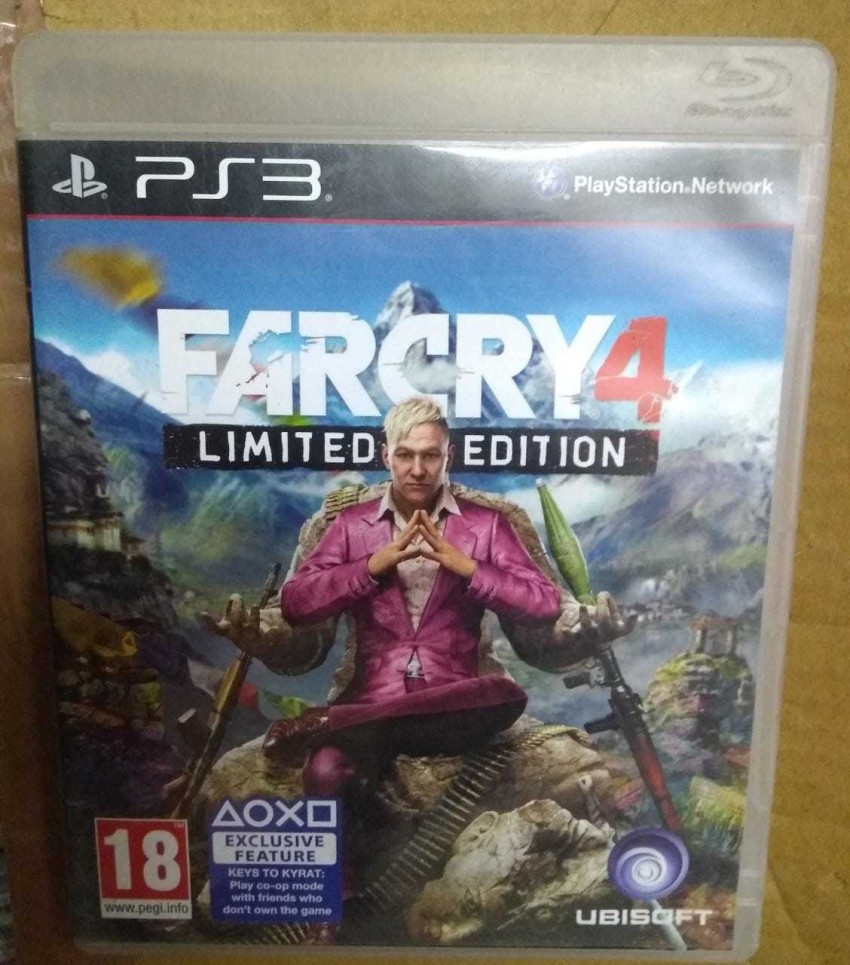 PS3 Farcry 4 Limited Edition (Limited Edition) (Action Adventure/Shooter,  for PS3) (Limited Edition) Price in India - Buy PS3 Farcry 4 Limited  Edition (Limited Edition) (Action Adventure/Shooter, for PS3) (Limited  Edition) online