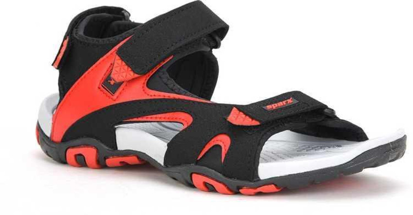 Sparx sandal hotsell red black