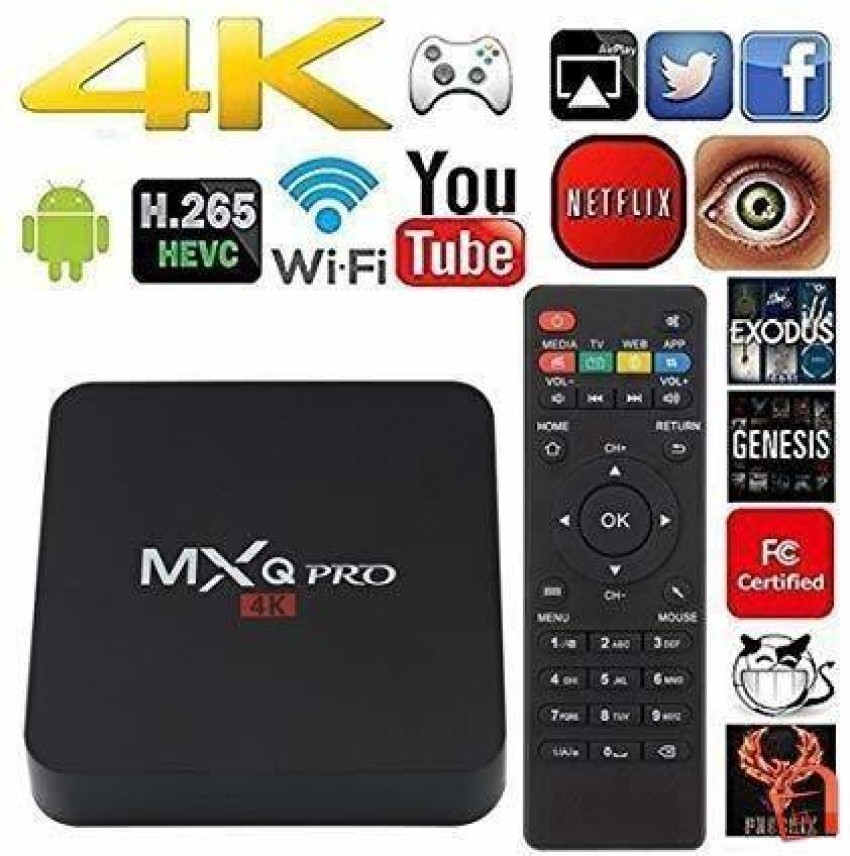 Buy Mxq Pro 4K 5G Android Smart Tv Box -4Gb RAM And 64GB ROM Online at Best  Price