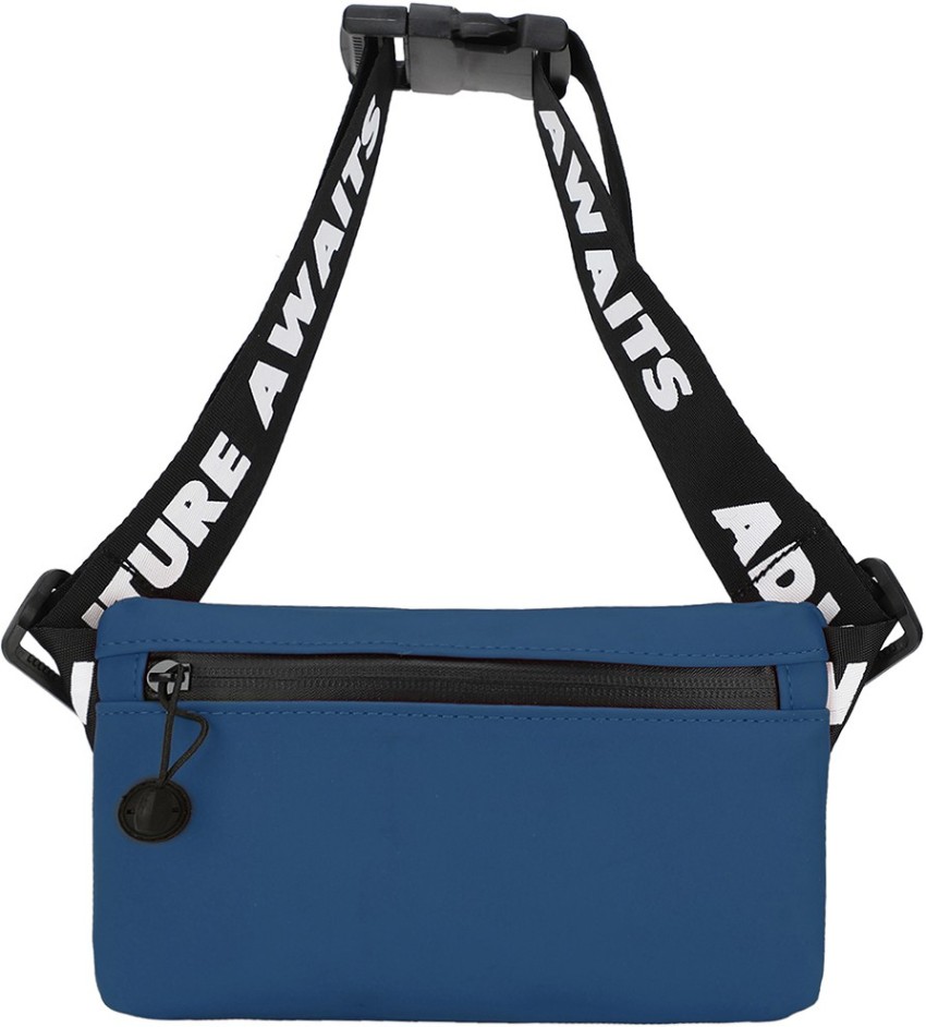 Men Messenger Bag Adjustable Strap Large Capacity Sling Pack Multi Pockets  Waterproof Crossbody Shoulder Bag Satchel Purse for Outdoor,Blue