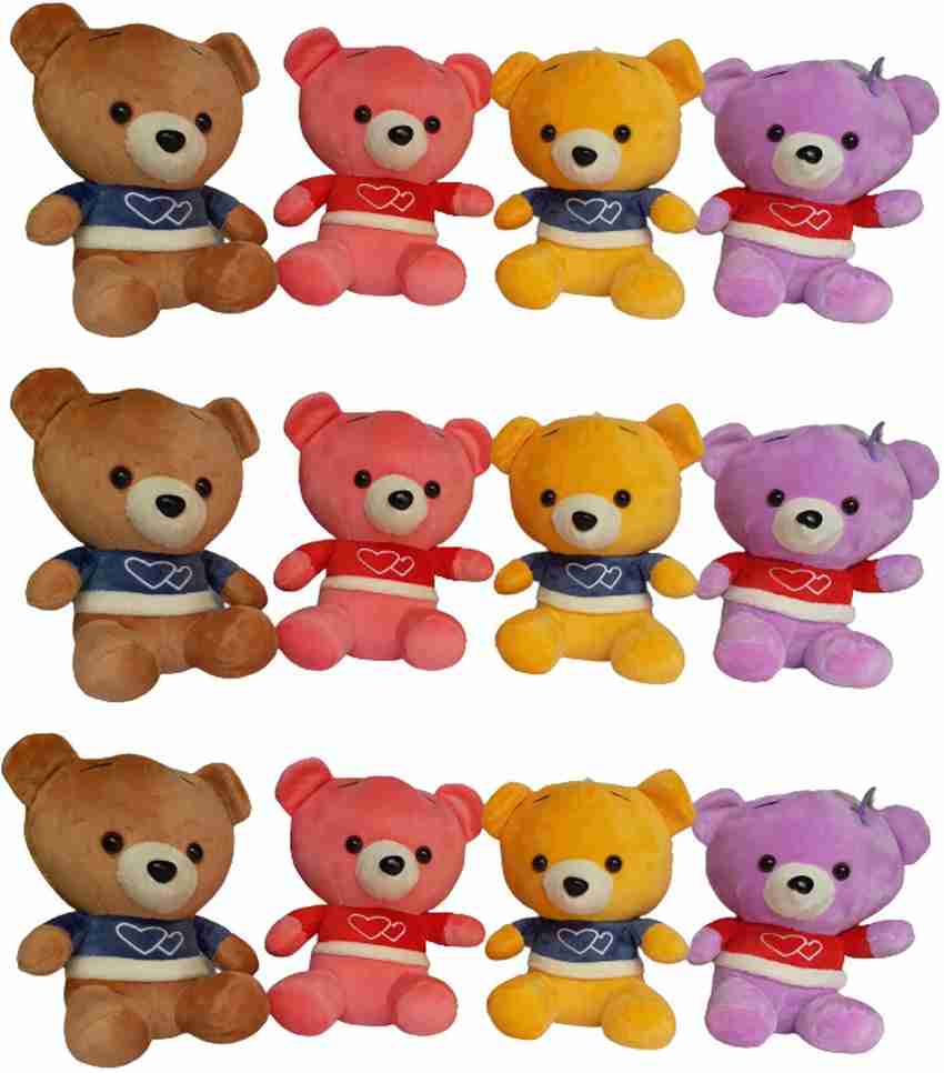 Colourful teddy sale