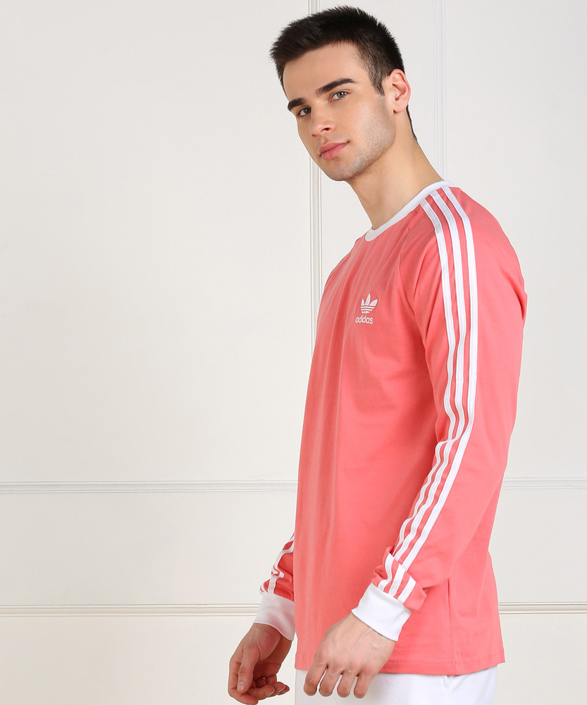 long sleeve pink adidas top