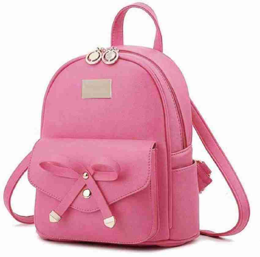 Pink store college bag