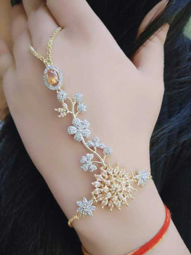 7 DIAMOND FINGER BRACELET  jaimiegellerjewelry
