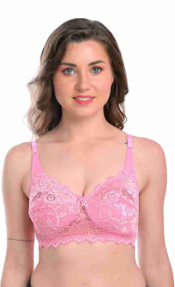 BENCOMM Bridal Padded Full Coverage Bra For Women - Red (Size-38