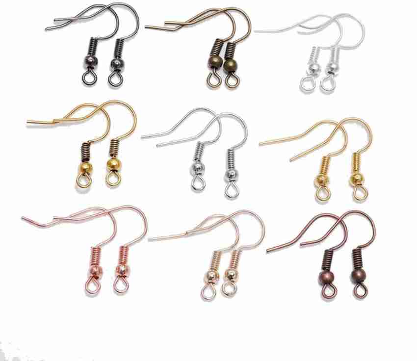 100pcs/lot 20x17mm DIY Earring Findings Earrings Clasps Hooks Fittings DIY  Jewelry Making Accessories Iron Hook