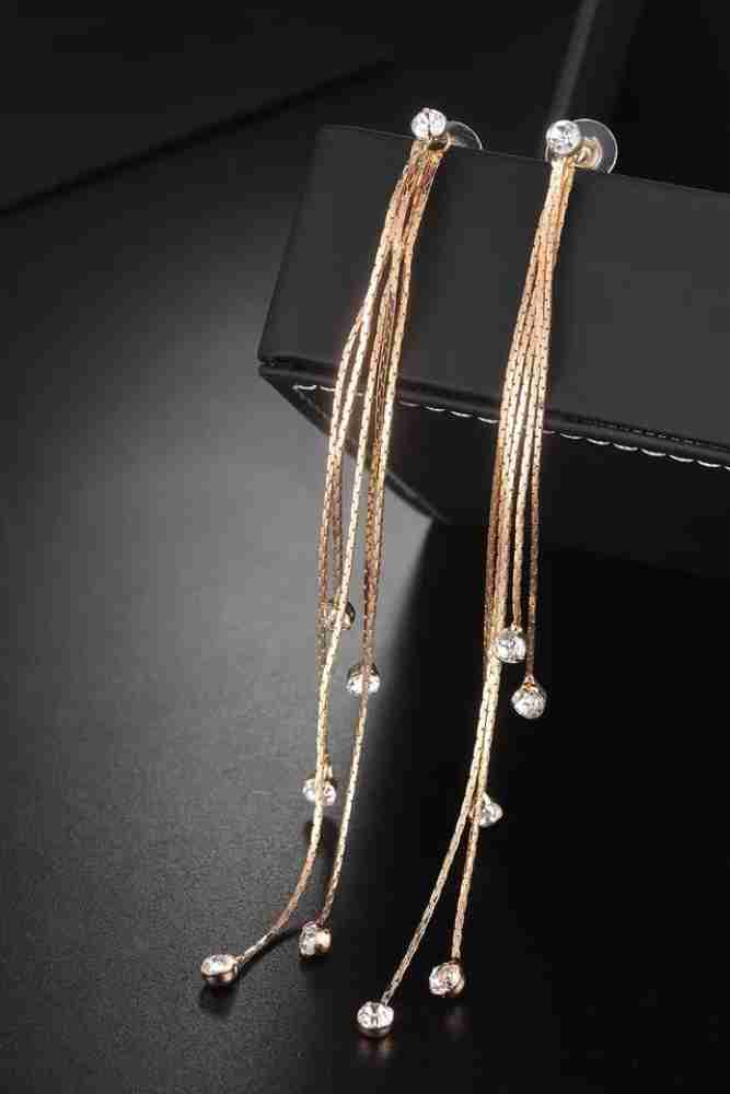 Long chain clearance earring