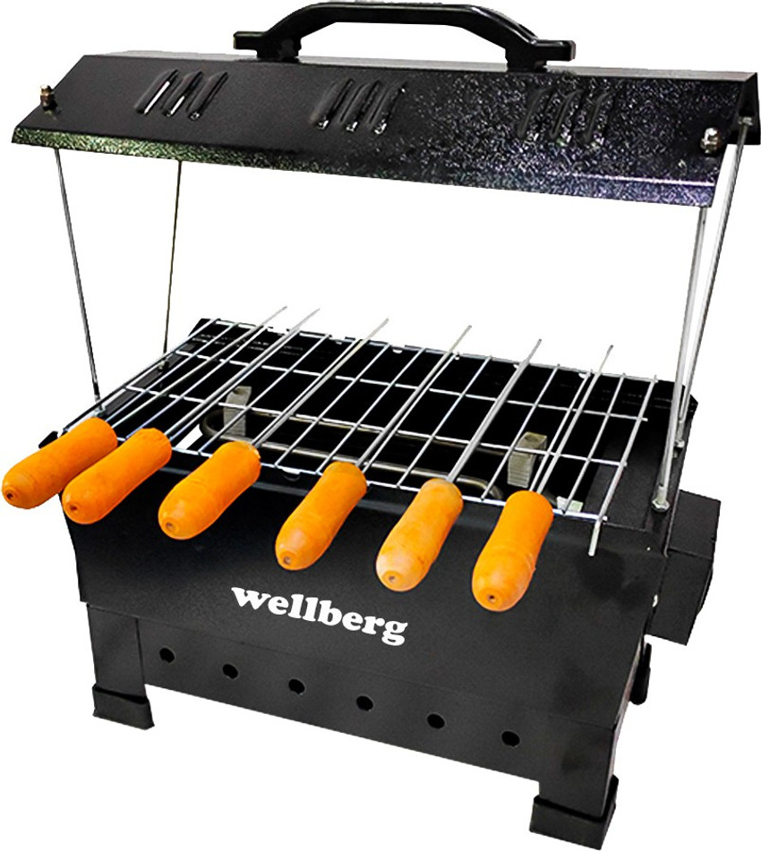 WELLBERG Hut Shape Barbeque Portable Charcoal Barbecue Grill