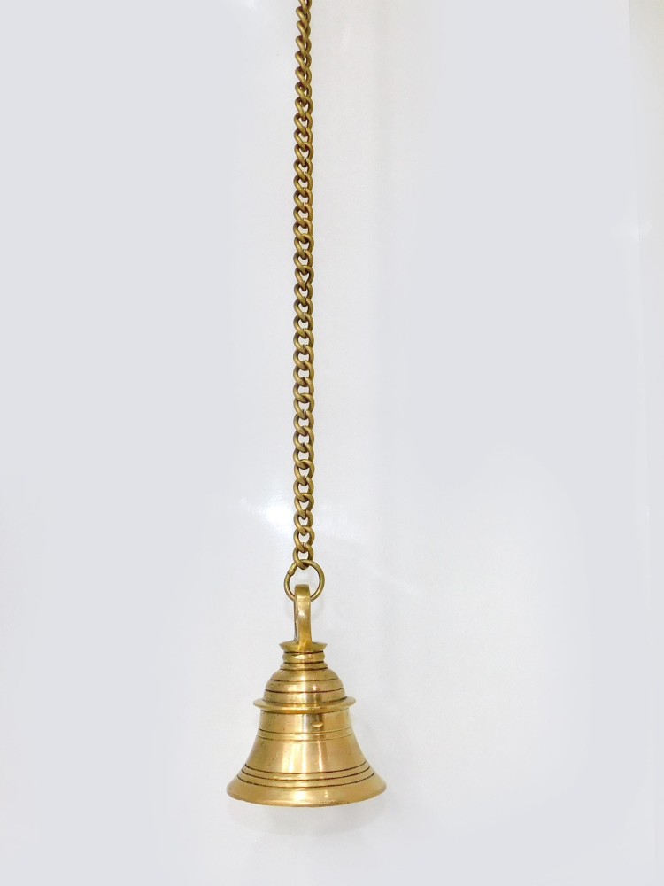 vinayakmoorti Panchdhatu Pooja Bell Brass Bell Brass Wall Hanging Bells for Home  Mandir Temple Living Room Decoration Pooja