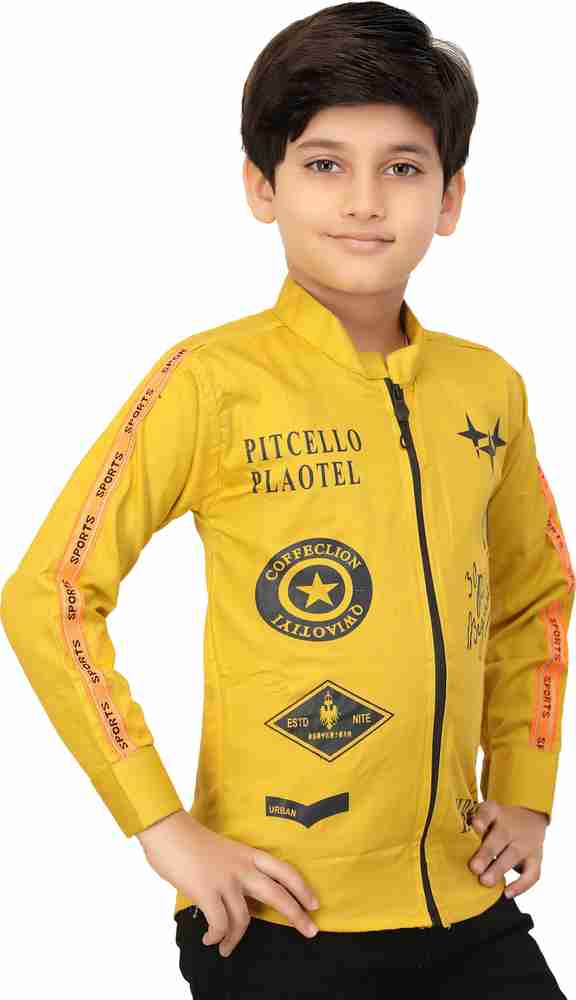 Yellow colour ka jacket sales