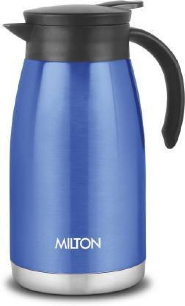 Milton Thermosteel Classic Vaccum Insulated Thermal Carafe 1000 mL | 34 oz  | Serving Tea Coffee, Press & Pour Lid, 24 Hours Hot & Cold, 304 Stainless