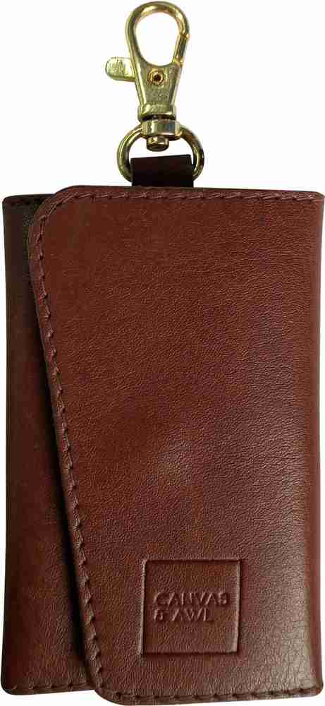 Genuine leather key pouch hot sale