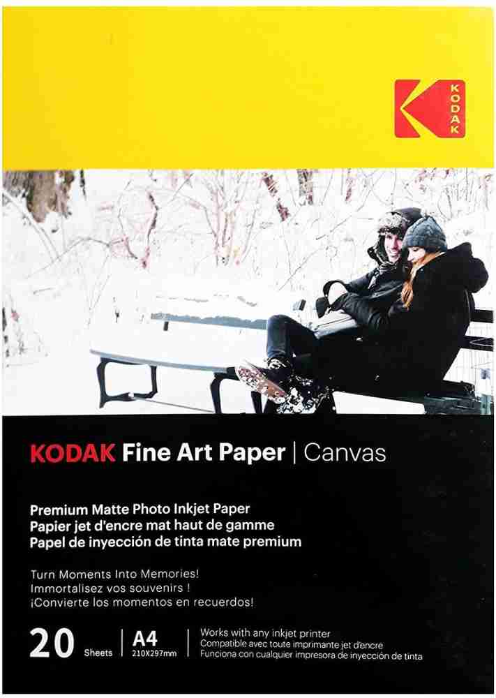 Premium 4x6 Canvas Inkjet Photo Paper - 20 Sheet