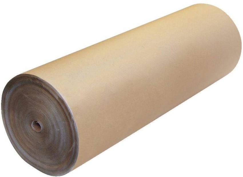 Mr Packers Corrugated Packing Paper Roll Sheet 28 Inch 10  Mtr 100 gsm Paper Roll - Paper Roll