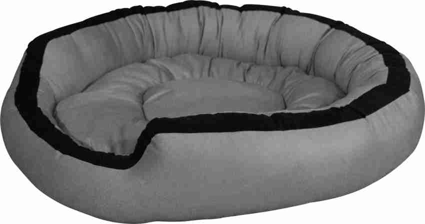 Black and outlet grey dog bed