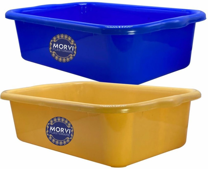 Morvi Wonder Plastic Prime Exel Small Plastic Tray for Home/Kitchen/Office,  Set of 4, 2 Ltr, Grey Color, Made in India Tray Price in India - Buy Morvi  Wonder Plastic Prime Exel Small