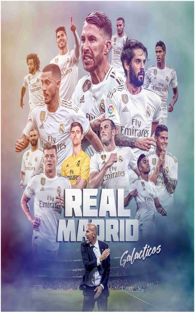 Real Madrid Football Club Wall Poster For Room With Gloss Lamination M34  Paper Print - Sports, Personalities posters in India - Buy art, film,  design, movie, music, nature and educational paintings/wallpapers at