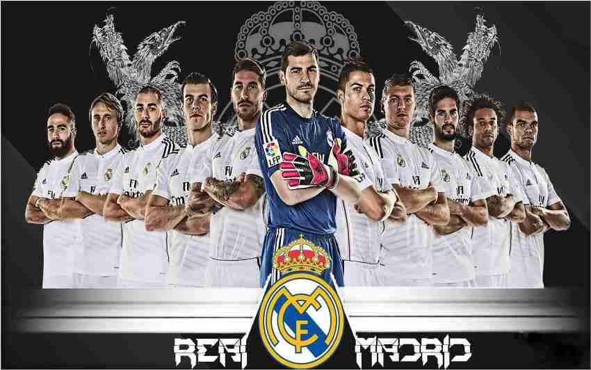 real madrid poster Template