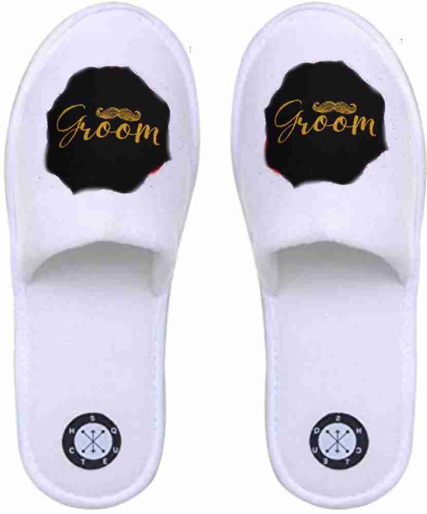 Groom slippers best sale