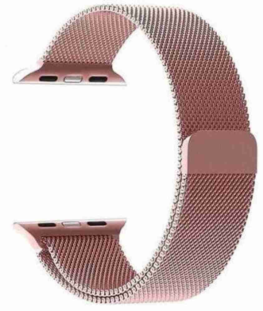 XBOLT Rose Gold Magnetic Milanese Loop Strap for iWatch series 3 4 5 6 42mm 44mm Smart Watch Strap Price in India Buy XBOLT Rose Gold Magnetic Milanese Loop Strap for iWatch series 3 4 5 6 42mm 44mm