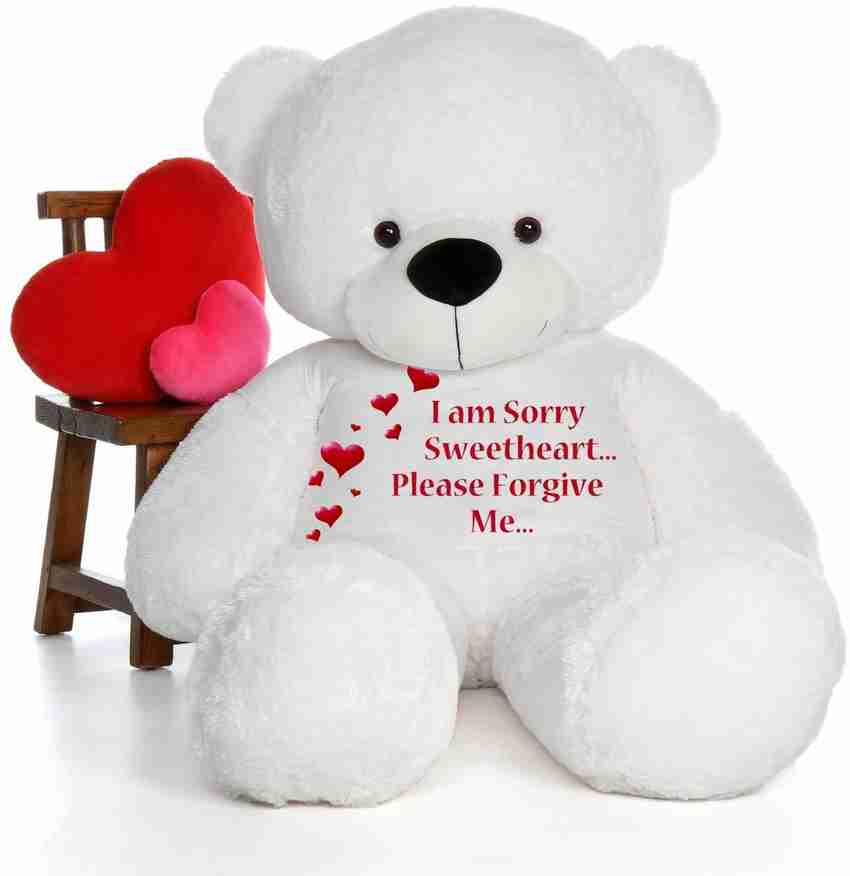 Hug n Feel Soft Toys Big Teddy Bear Wearing