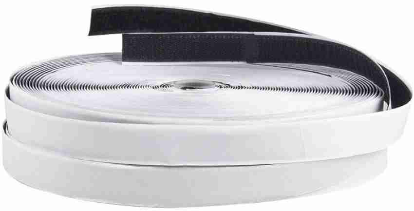 BESTLINING BEST HOOK LOOP TAPE WITH ADHESIVE 1.5 Inch (25 metres) - White  (Velcro) Stick-on Velcro Price in India - Buy BESTLINING BEST HOOK LOOP  TAPE WITH ADHESIVE 1.5 Inch (25 metres) 