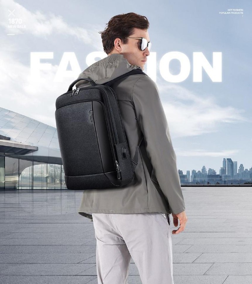 Men's Backpack Men Women Thick Leather Backpacks For Teenagers Luxury  Designer Casual Large Capacity Laptop Bag Male Travel Bags