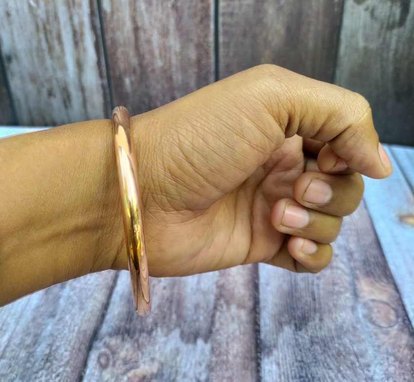 Copper kada for mens outlet