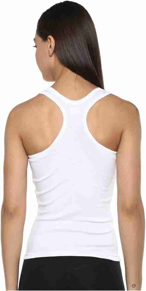 LEADING LADY Women Tank Top/Vest - Buy White, Black LEADING LADY Women Tank  Top/Vest Online at Best Prices in India