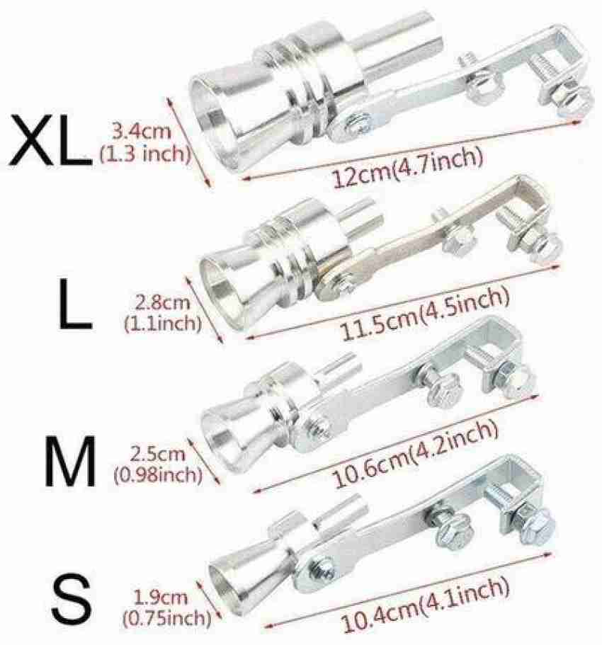 ROY High Quality Turbo Sound Car Silencer Whistle for 2000-2400CC Cars  (Large Size) Car Silencer Price in India - Buy ROY High Quality Turbo Sound  Car Silencer Whistle for 2000-2400CC Cars (Large