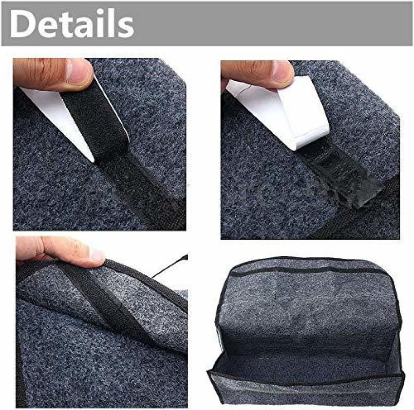 1pc Universal Car Trunk Organizer, Portable Foldable Waterproof Auto  Storage Bag With 3 Compartments, For SUV, Truck, Van, Sedan