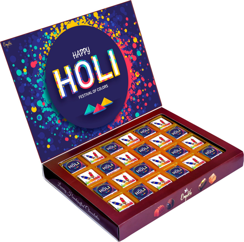 Expelite Holi Chocolate Gift Hamper Online 24pc Holi Gift For